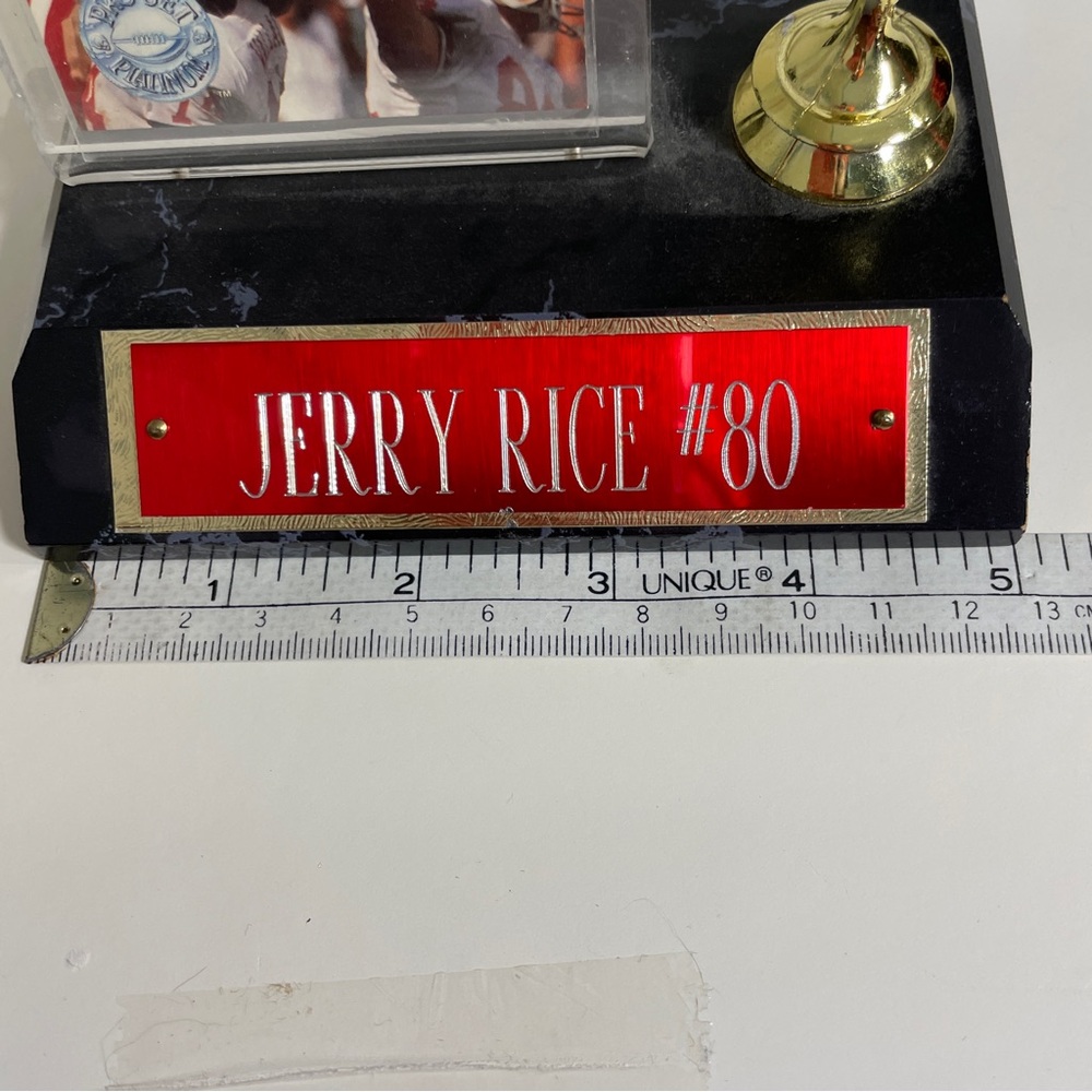 Jerry Rice 1991 Pro Set Platinum Card Display - Picture 7 of 8